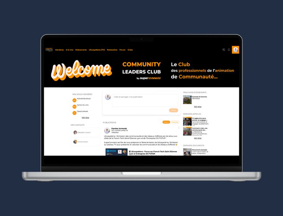Plateforme communautaire tout-en-un : votre espace communautaire