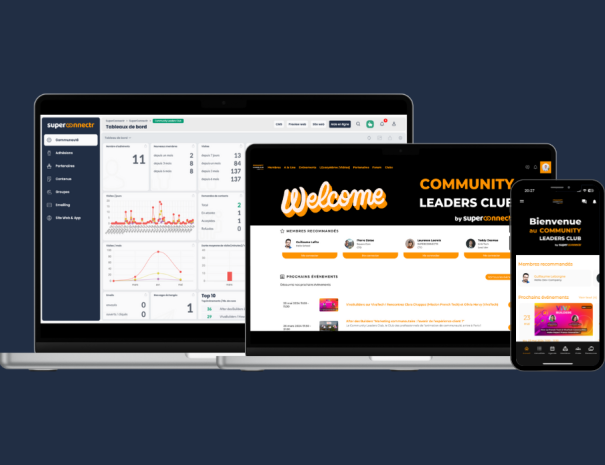 SuperConnectr : Plateforme communautaire et application communauté tout-en-un