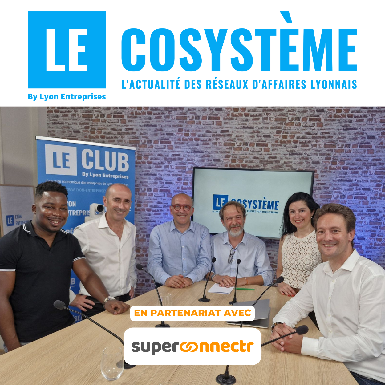 LEcosystème : l'émission TV des communautés et des réseaux d'affaires : Co-Immo (Club d'affaires des professionnels de l'immobilier) avec Winter Joseph et CAC41 (Club d'Affaires Convivial de Lyon 4 et Lyon 1) avec Sylvain Sendac.