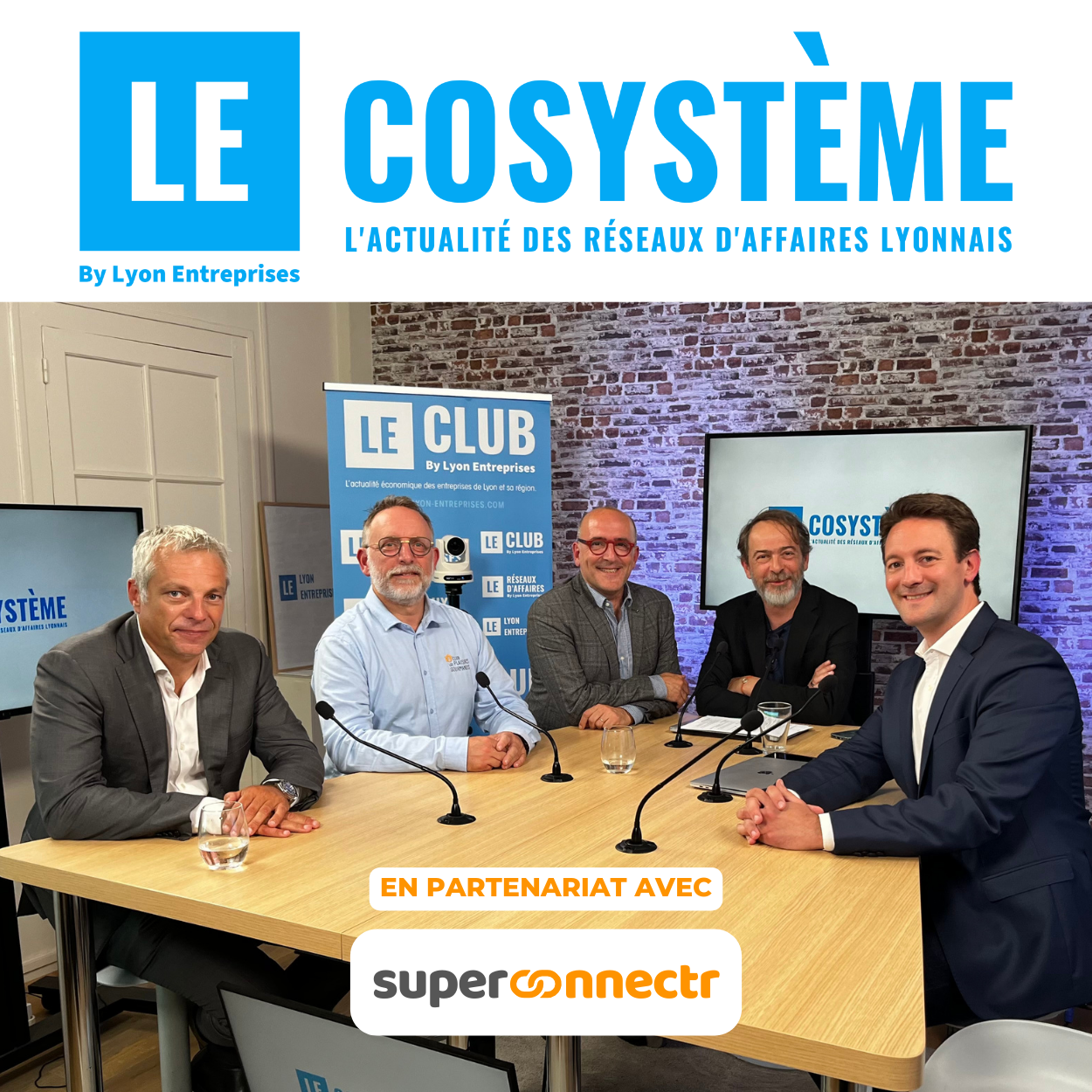 LEcosystème : l'émission TV des communautés et des réseaux d'affaires : The Lyinc (Lyon International Club) avec Brice Chambard et le Club Les Plaisirs Gourmands avec Laurent Montmain.