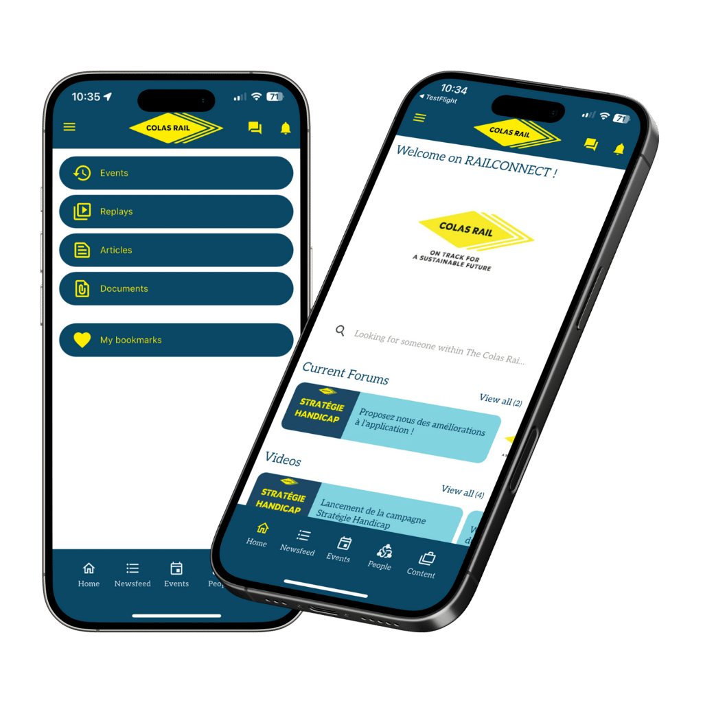 Application Communauté interne - Communication et Ressources internes